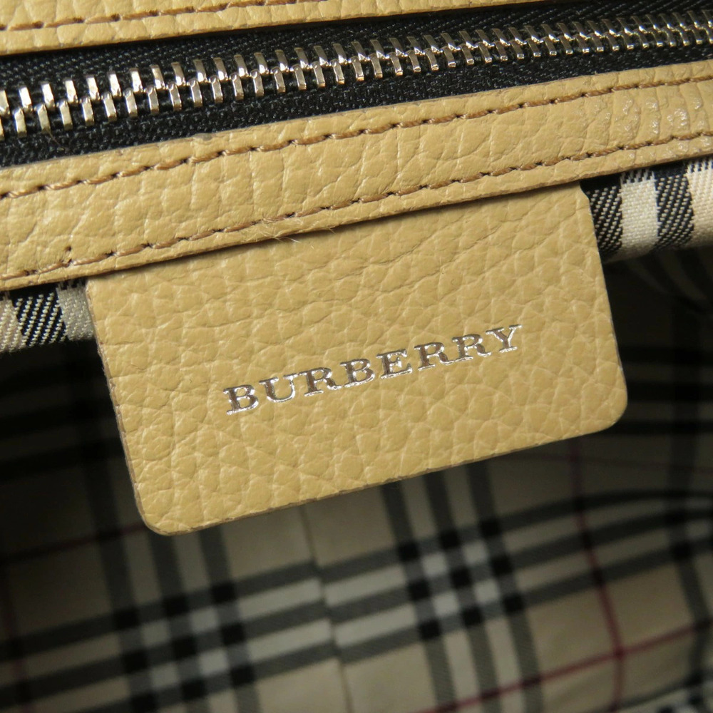 Burberry logo embossed leather handbag - Picture 6 of 11